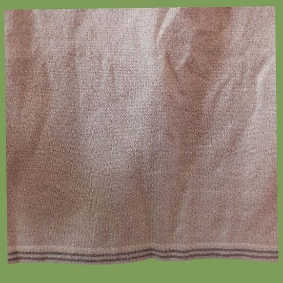 Pure By Lucia Sleeveless Top with Subtle Shimmer gold Gold Size 10 - Picture 11 of 13